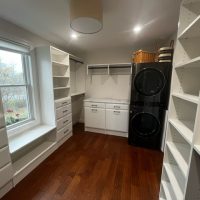 White w/ Pillowtop Drawers