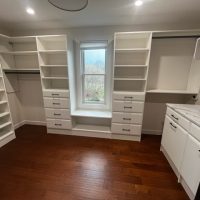 White w/ Pillowtop Drawers